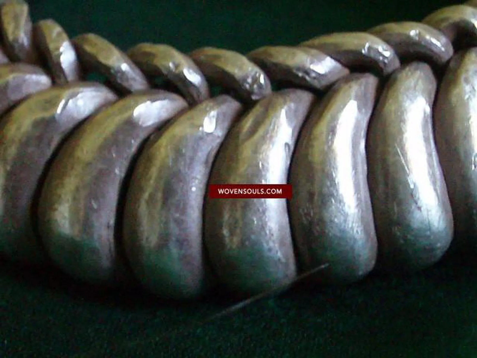 318 Old Indian Silver Anklets Payal Toda