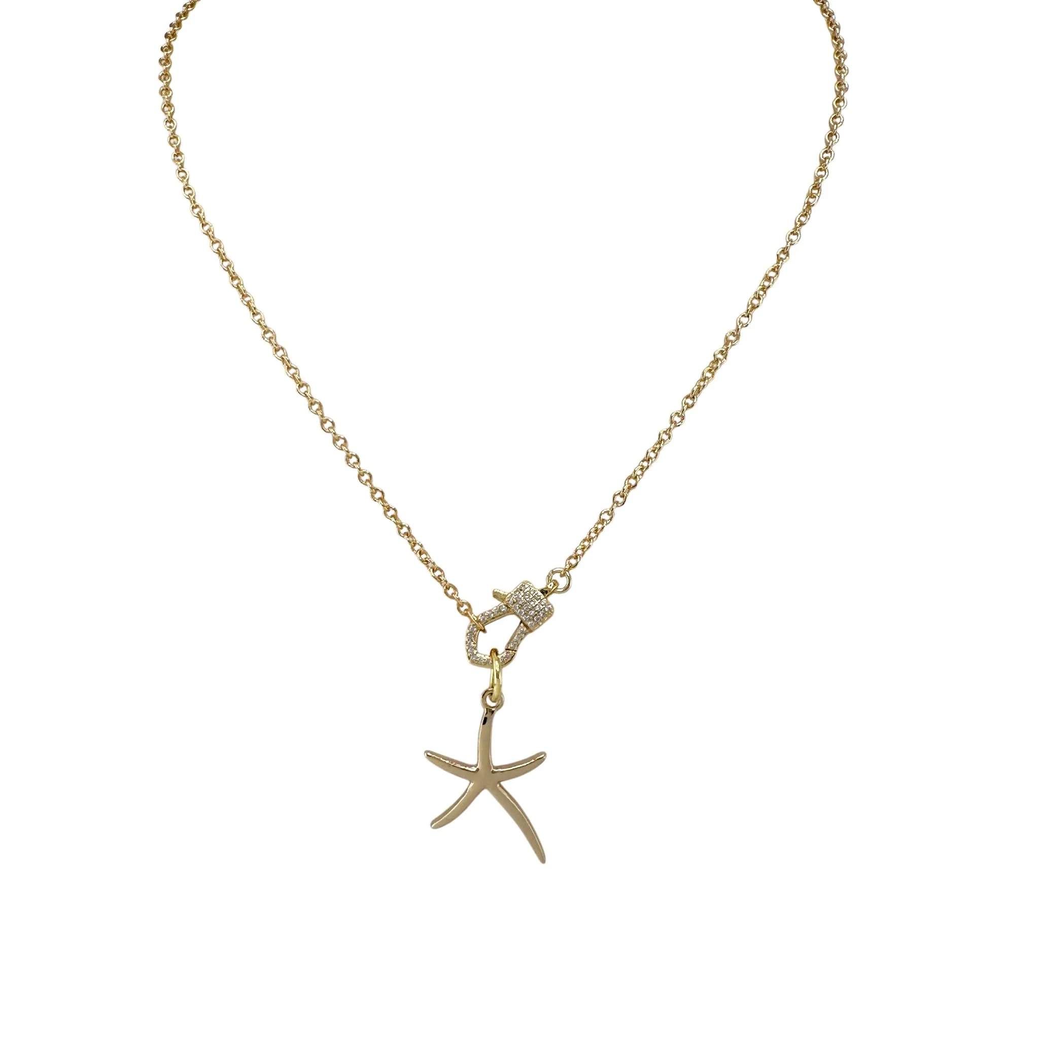 Amara Nautical Anchor & Starfish Charm Collection – Mixed Metals
