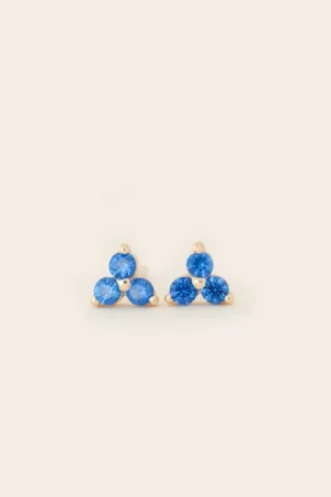BIRTHSTONE STUDS- September/Sapphire
