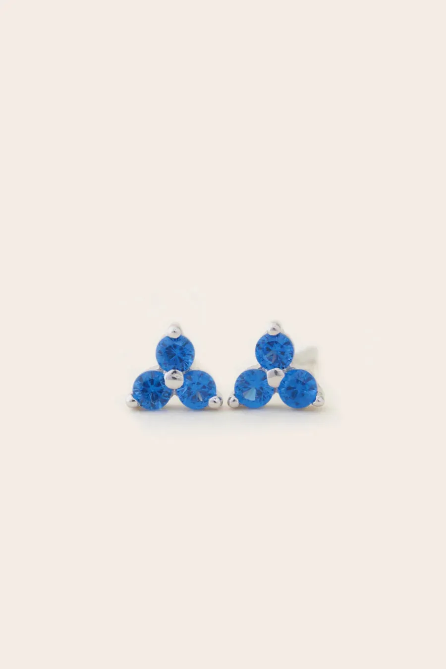 BIRTHSTONE STUDS- September/Sapphire