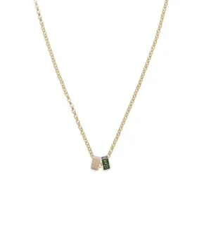 Blush & Olive I Love U : Fine Belcher Necklace