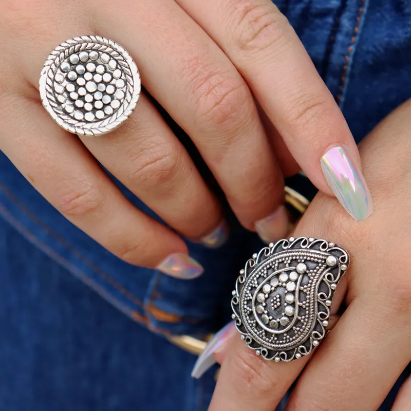 Boheme Swirl Sterling Silver Ring