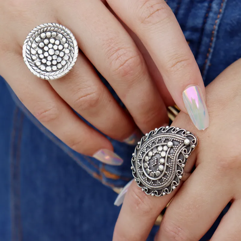 Boheme Swirl Sterling Silver Ring