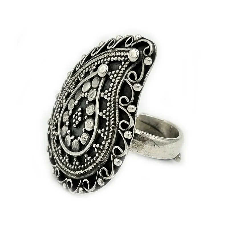 Boheme Swirl Sterling Silver Ring