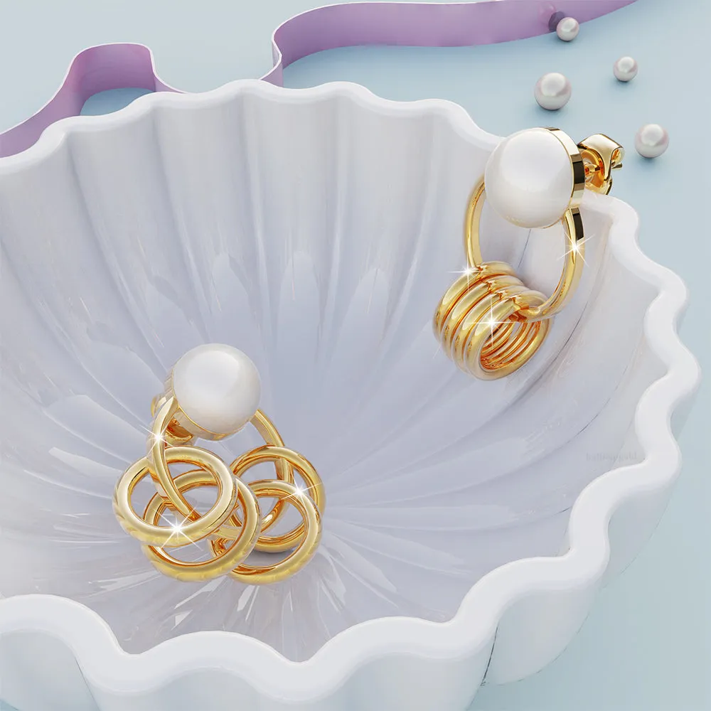 Boxed Gold is Back 3 Set Hoop Earrings