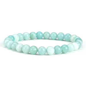 Cherry Tree Collection | Stretch Bracelet | 6mm Beads (Amazonite)