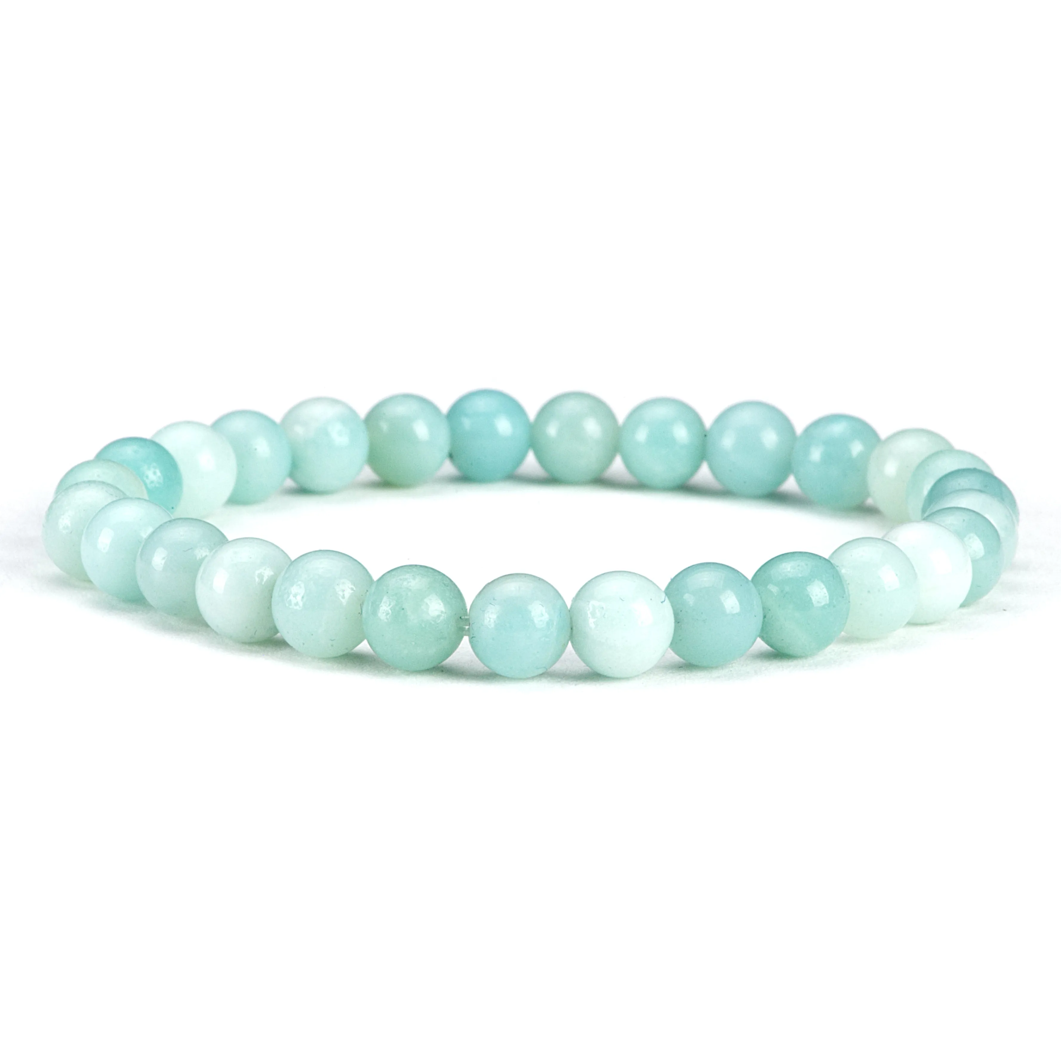 Cherry Tree Collection | Stretch Bracelet | 6mm Beads (Amazonite)