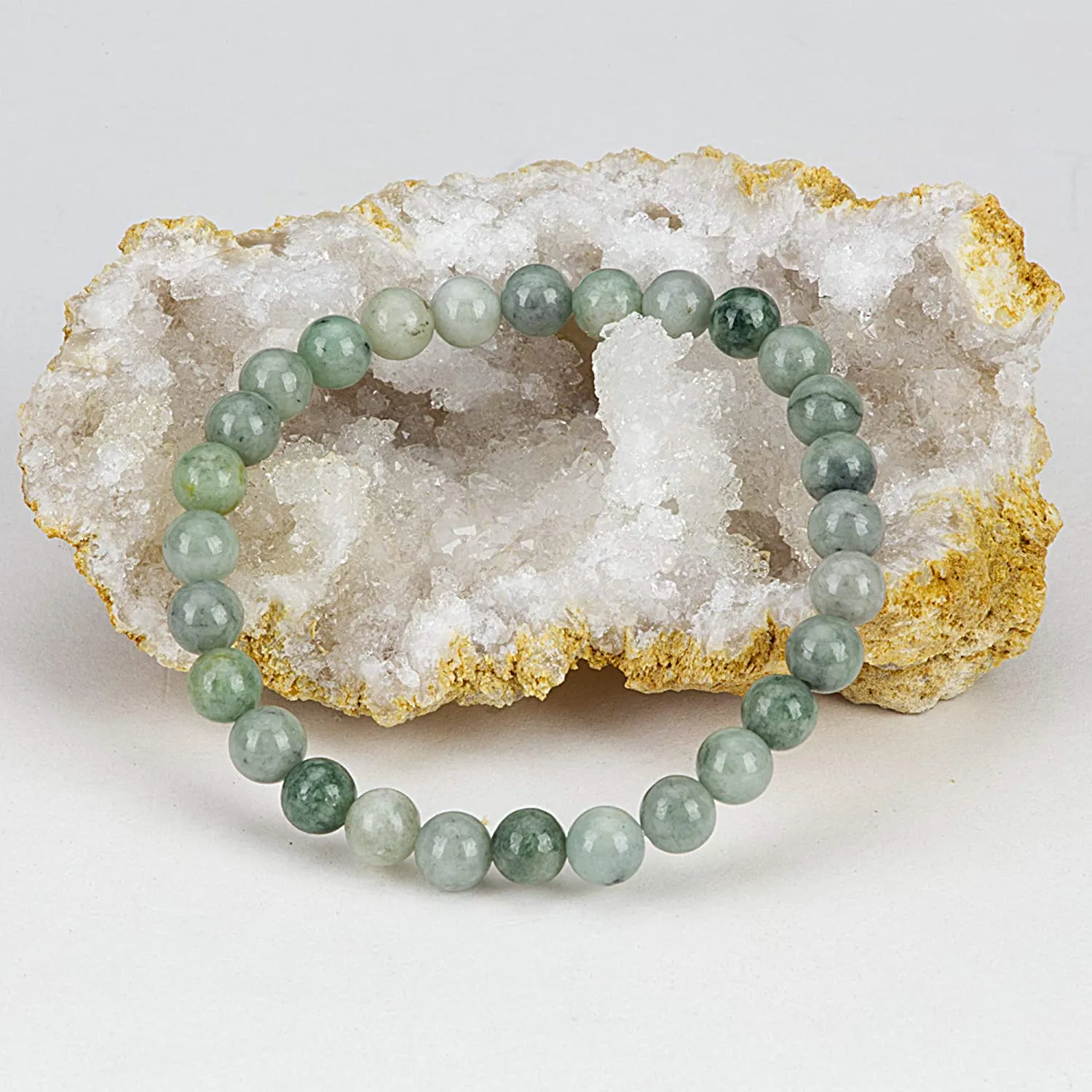 Cherry Tree Collection | Stretch Bracelet | 6mm Beads (Burma Jade)