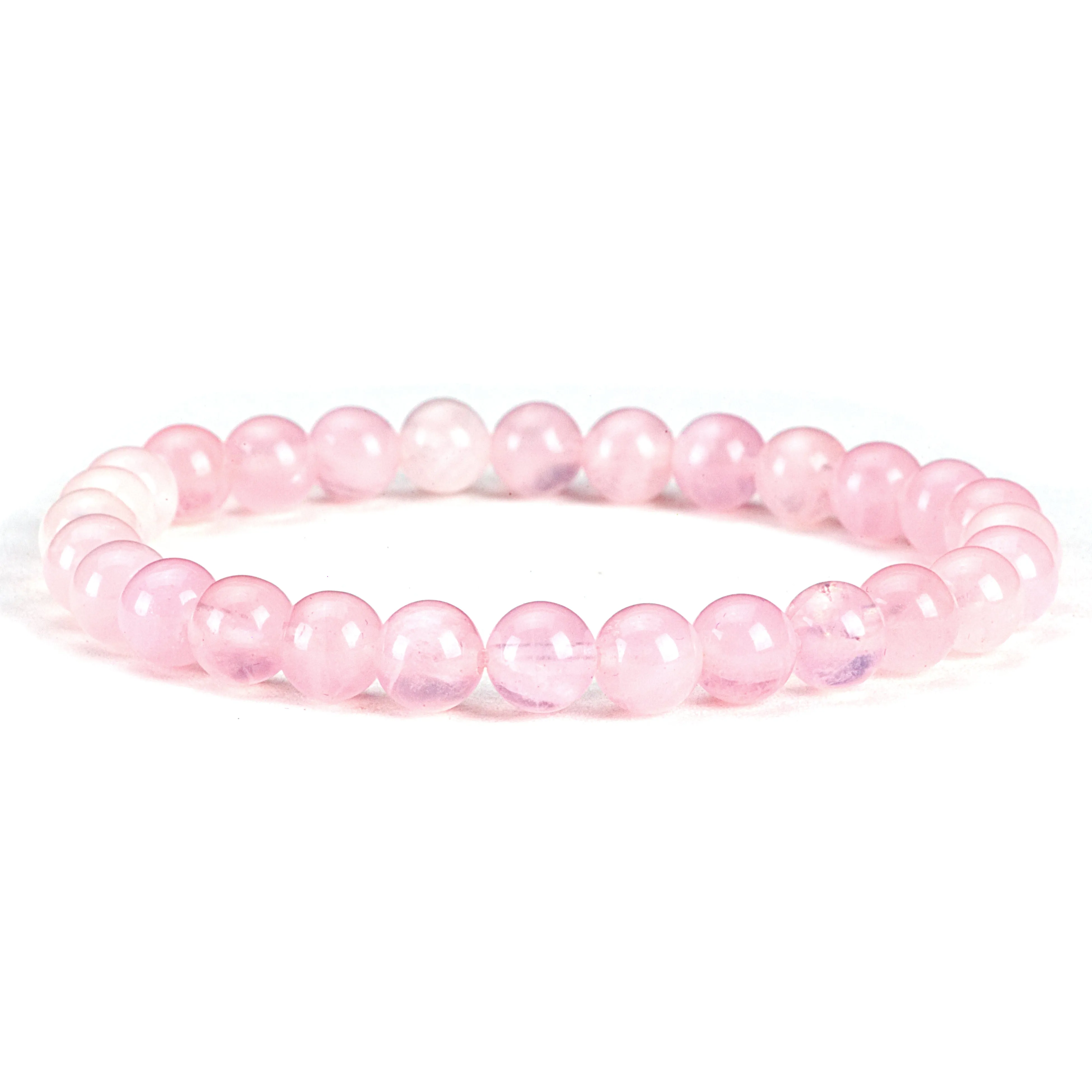Cherry Tree Collection | Stretch Bracelet | 6mm Beads (Madagascar Rose Quartz)