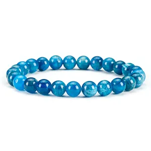 Cherry Tree Collection | Stretch Bracelet | 8mm Beads (Apatite)
