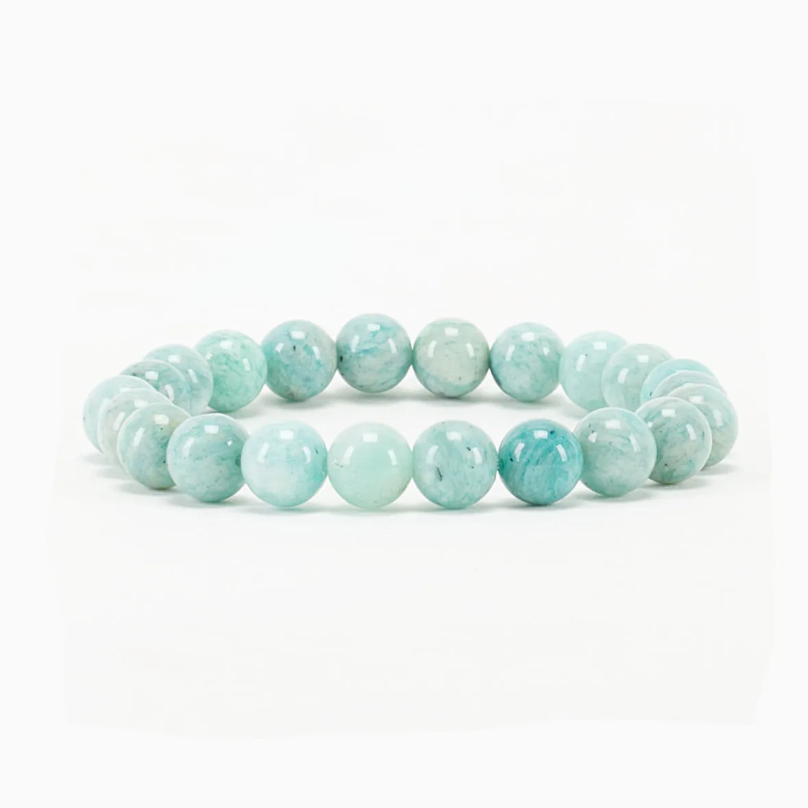 Cherry Tree Collection | Stretch Bracelet | 8mm Beads (Russian Amazonite)