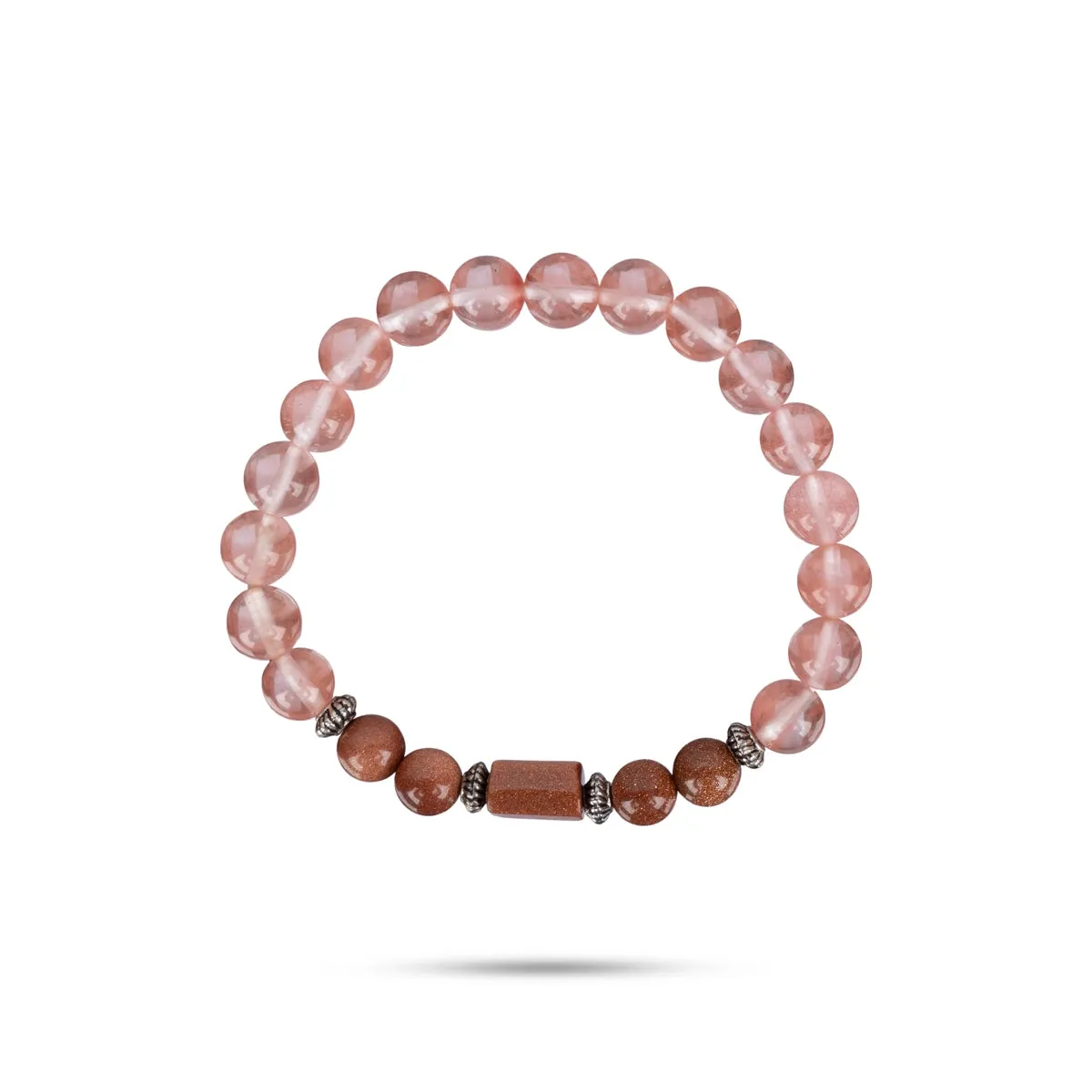 Crystal Bracelet - 2.5 Inches | Semi Precious Stone Hand Band/Crystal Bead Hand Bracelet for Scorpio Zodiac