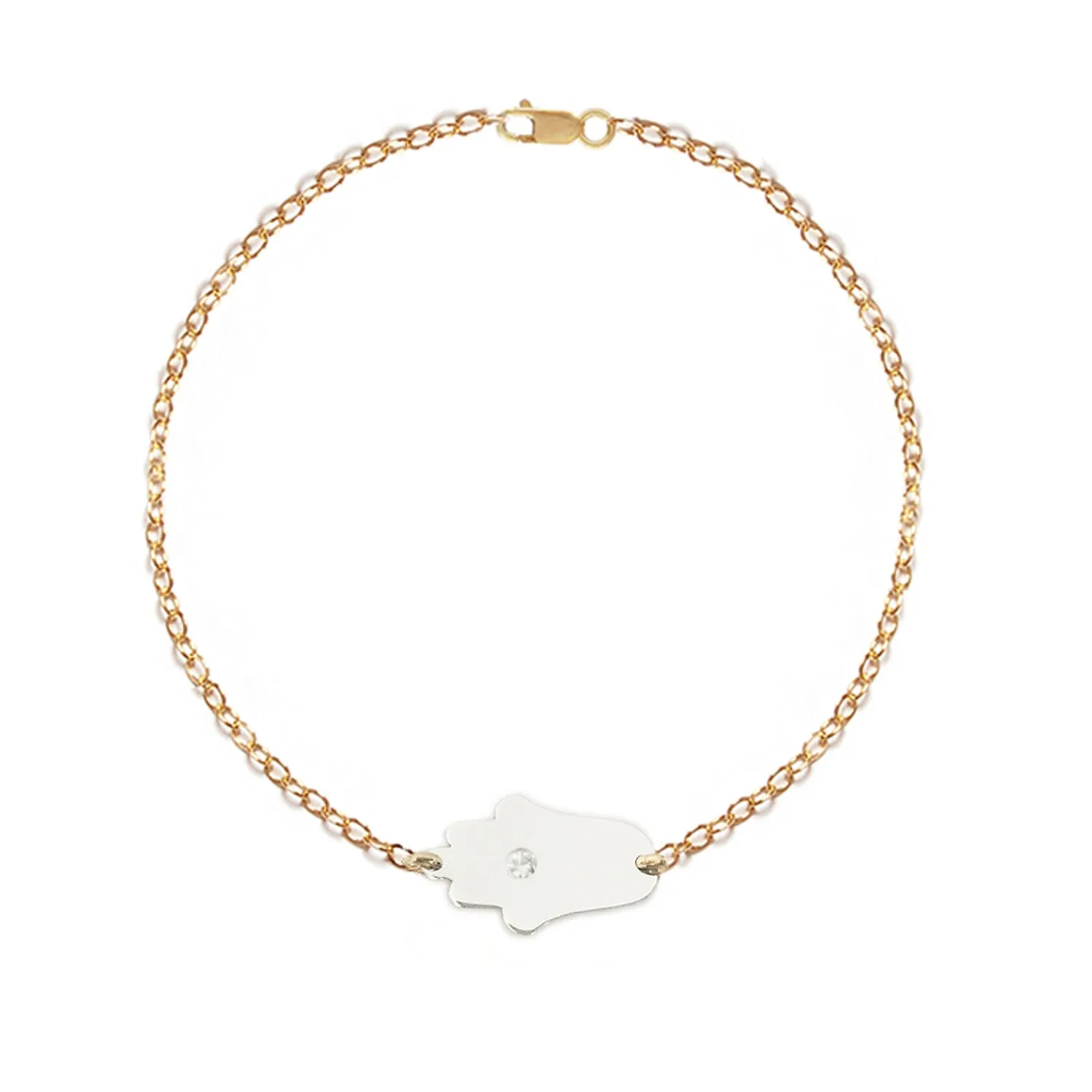 Dani Hamsa Classic Diamond Bracelet | Anklet