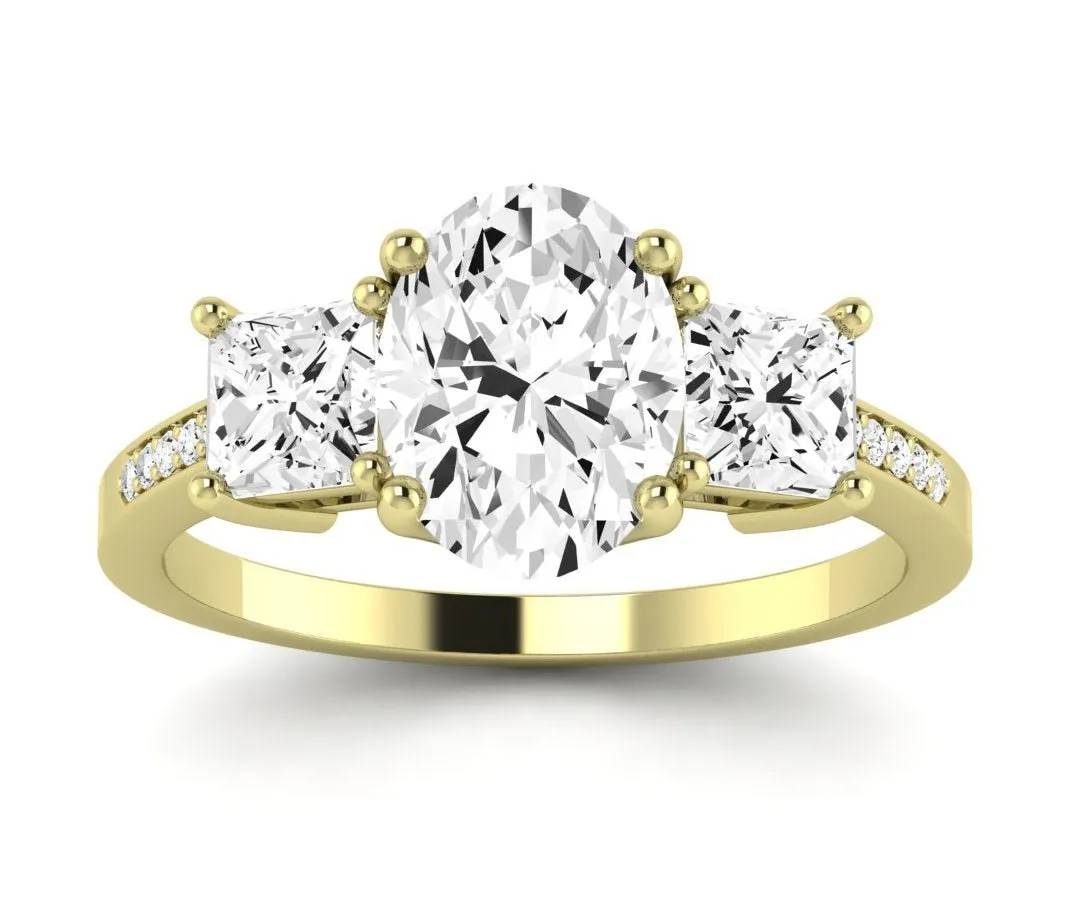 Dietes - Oval Diamond Engagement Ring