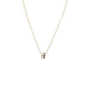 Double Tenet : Heart Beat Super Fine Clip Chain Necklace