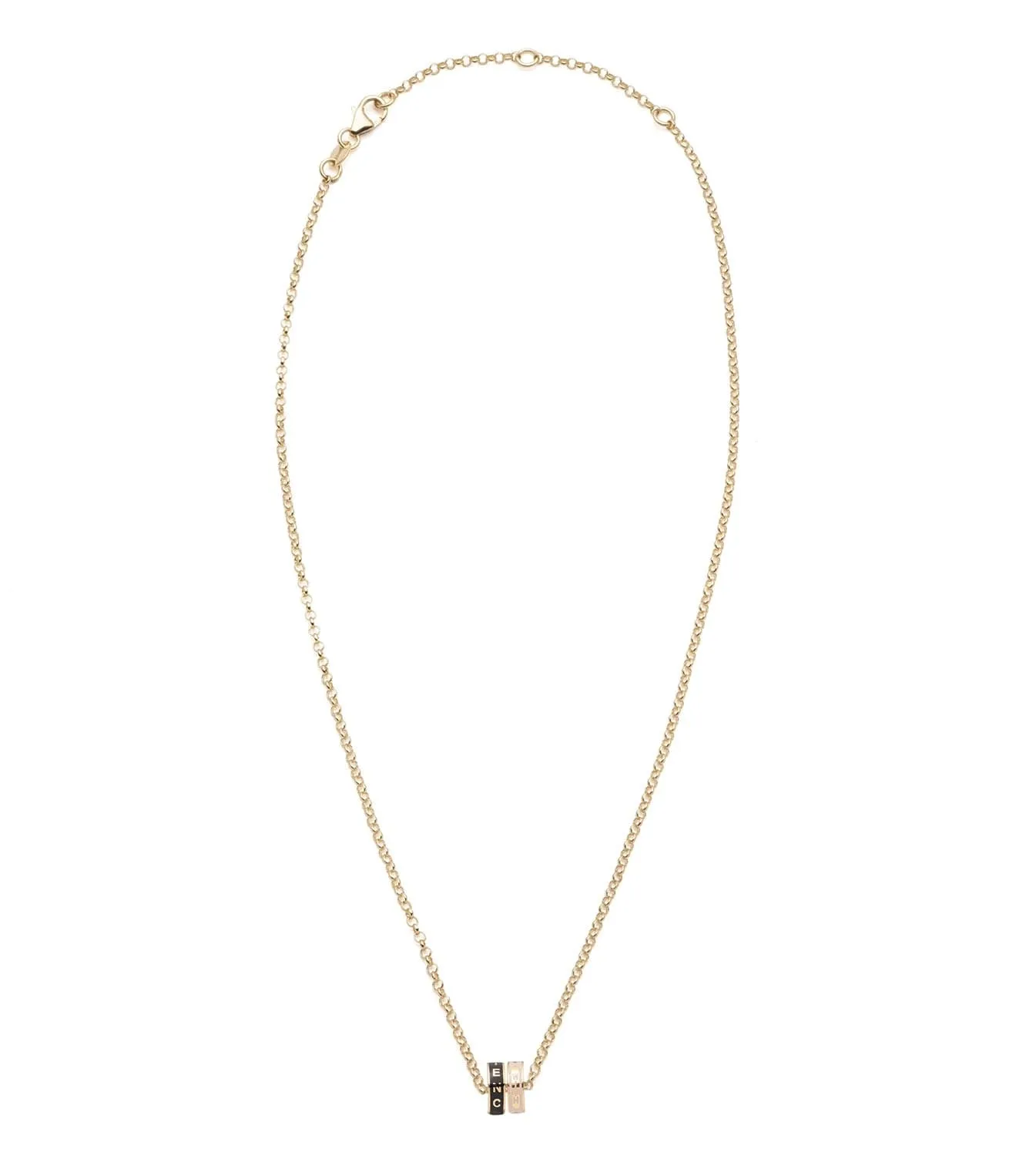 Double Tenets : Heart Beat Fine Belcher Chain Necklace