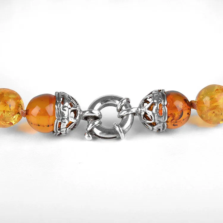 Exquisite Amber Beads Necklace