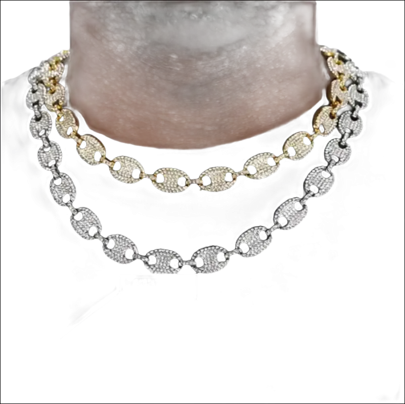 Exquisite Coffee Bean Link Necklaces