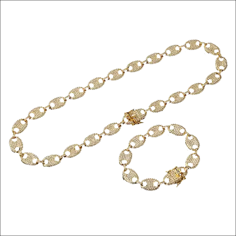 Exquisite Coffee Bean Link Necklaces