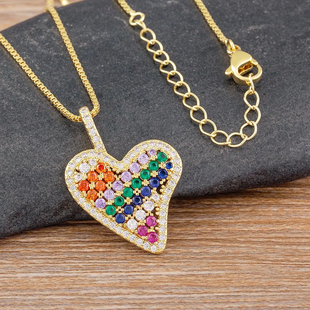 Exquisite Fashion Creative Irregular Heart Necklace Love Pendant