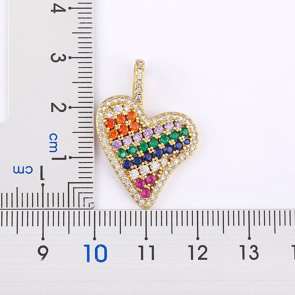 Exquisite Fashion Creative Irregular Heart Necklace Love Pendant