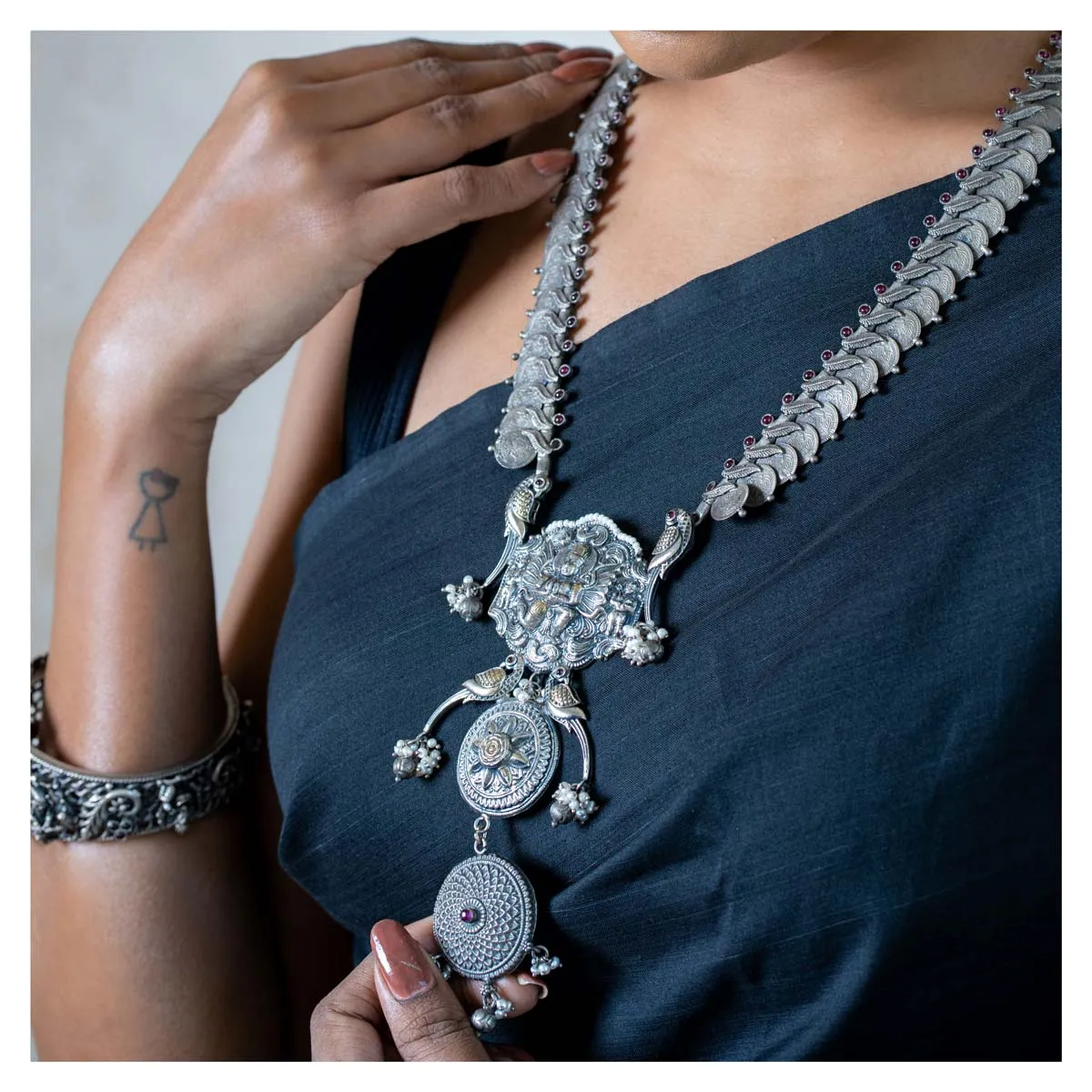 Exquisite Oxidized Necklace