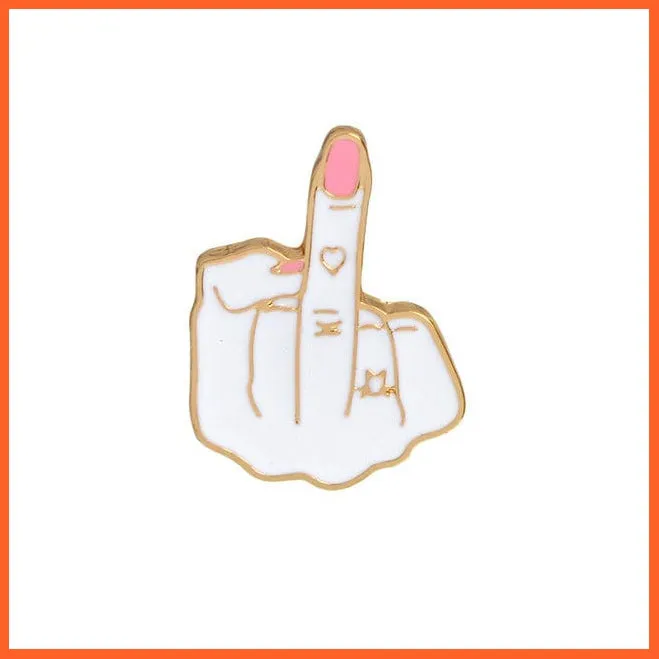 Fashion Rainbow Enamel Lapel Cartoon Pins | Fruits Food Mix Brooch Badges