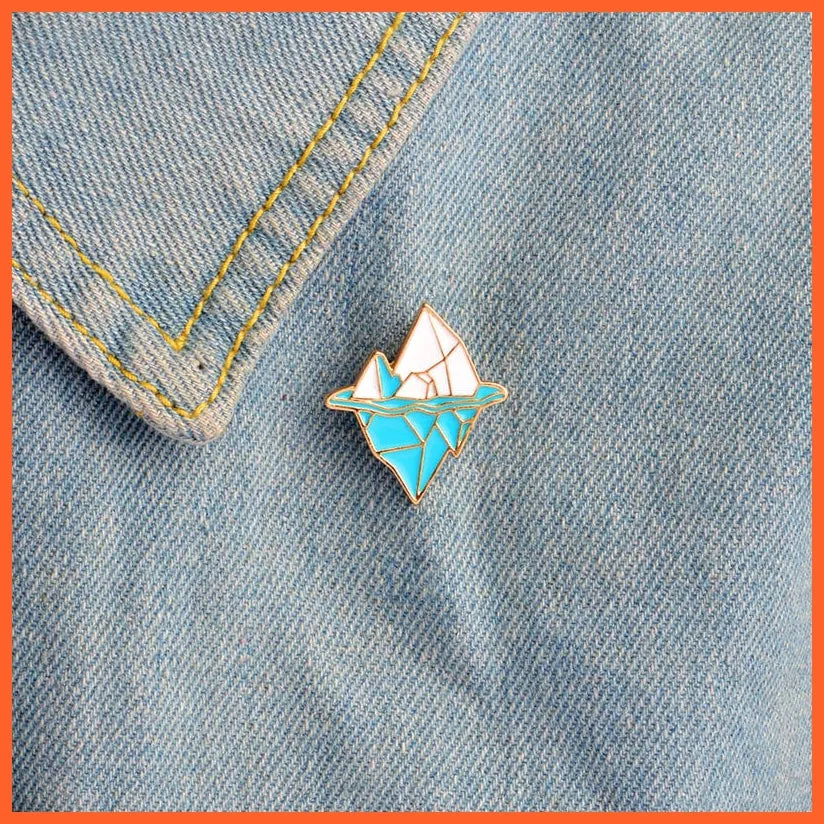 Fashion Rainbow Enamel Lapel Cartoon Pins | Fruits Food Mix Brooch Badges