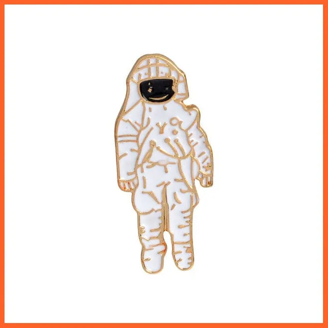Fashion Rainbow Enamel Lapel Cartoon Pins | Fruits Food Mix Brooch Badges