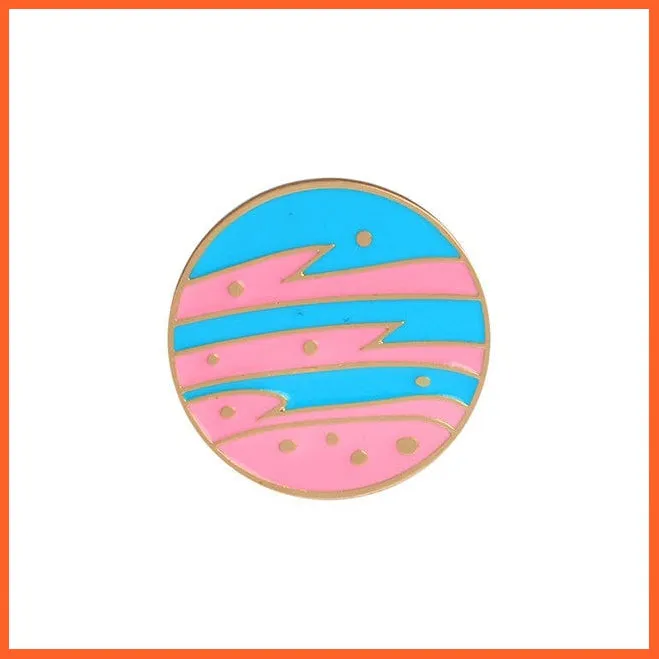 Fashion Rainbow Enamel Lapel Cartoon Pins | Fruits Food Mix Brooch Badges