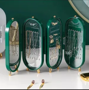 *Foldable Unique Exquisite Vintage  retro Jewelry Display Rack