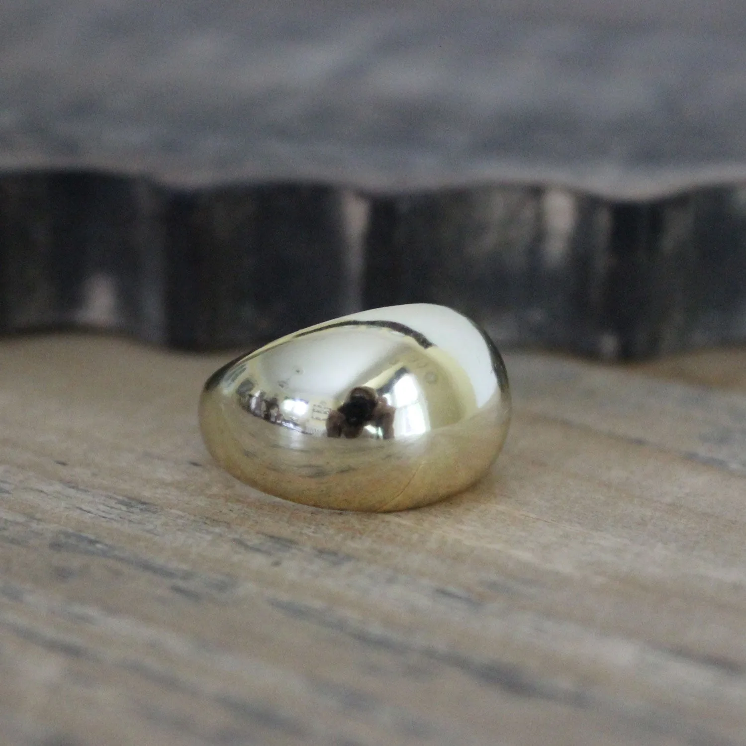 Gold Dome Ring