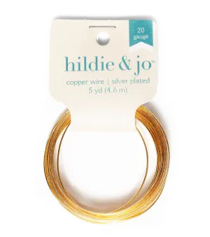 Gold Silver Plated Copper Wire 20 Guage 5yds