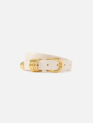 Hollyhock Gold Polished Belt