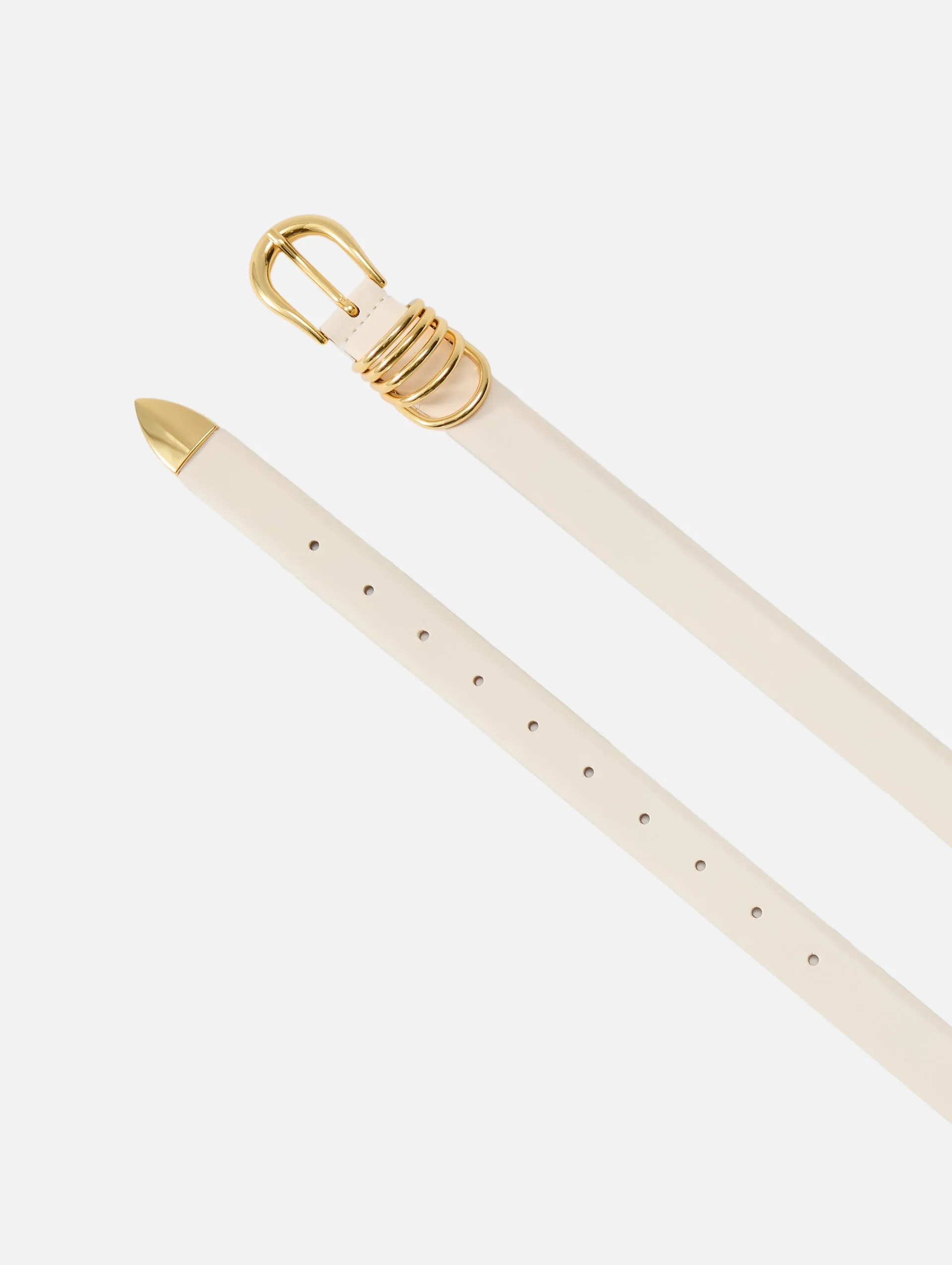 Hollyhock Gold Polished Belt
