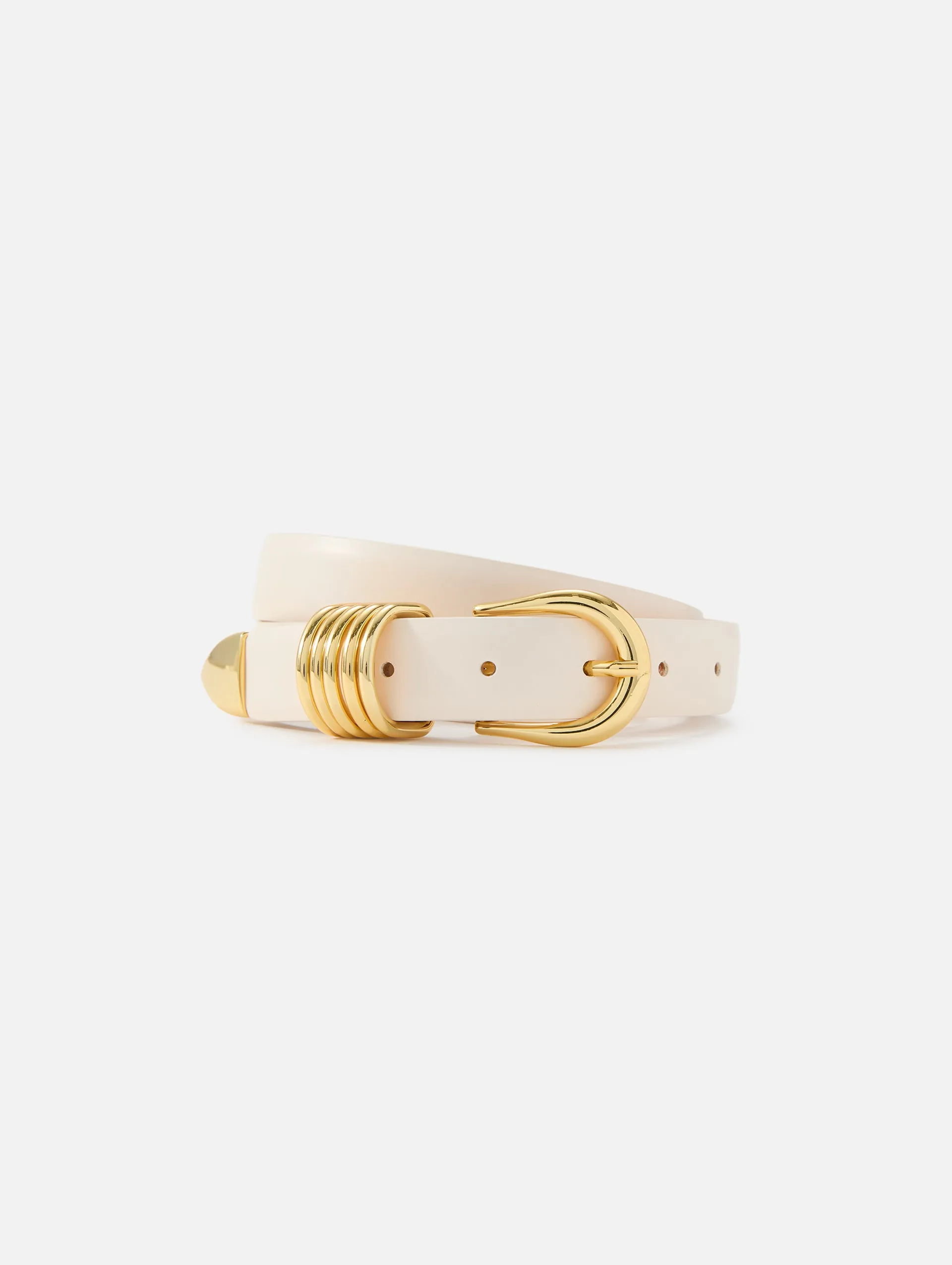 Hollyhock Gold Polished Belt