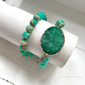 ‘Jade’ Bracelet Set of 2