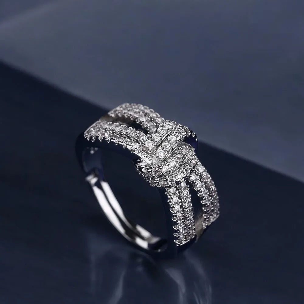 Knot Layer Adjustable Ring