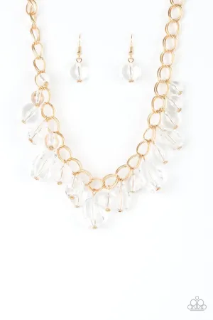 Paparazzi Necklace ~ Gorgeously Globetrotter - Gold