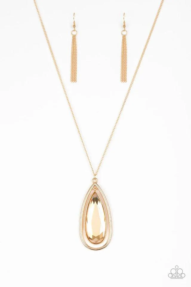 Paparazzi Necklace ~ The Royal Coronation - Gold