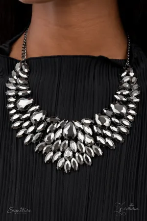 Paparazzi The Tanisha 2021 Zi Collection Hematite Necklace