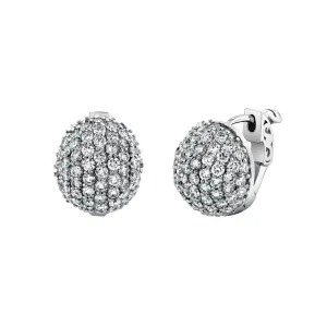 Pavé Dome Huggies