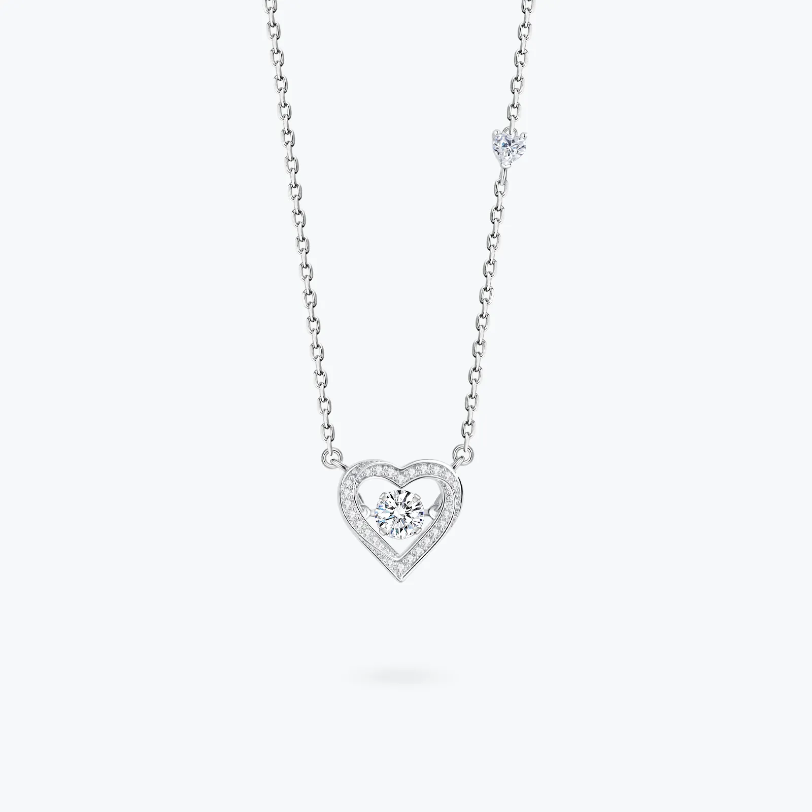 "Passionate Pulse" Sterling Silver Necklace