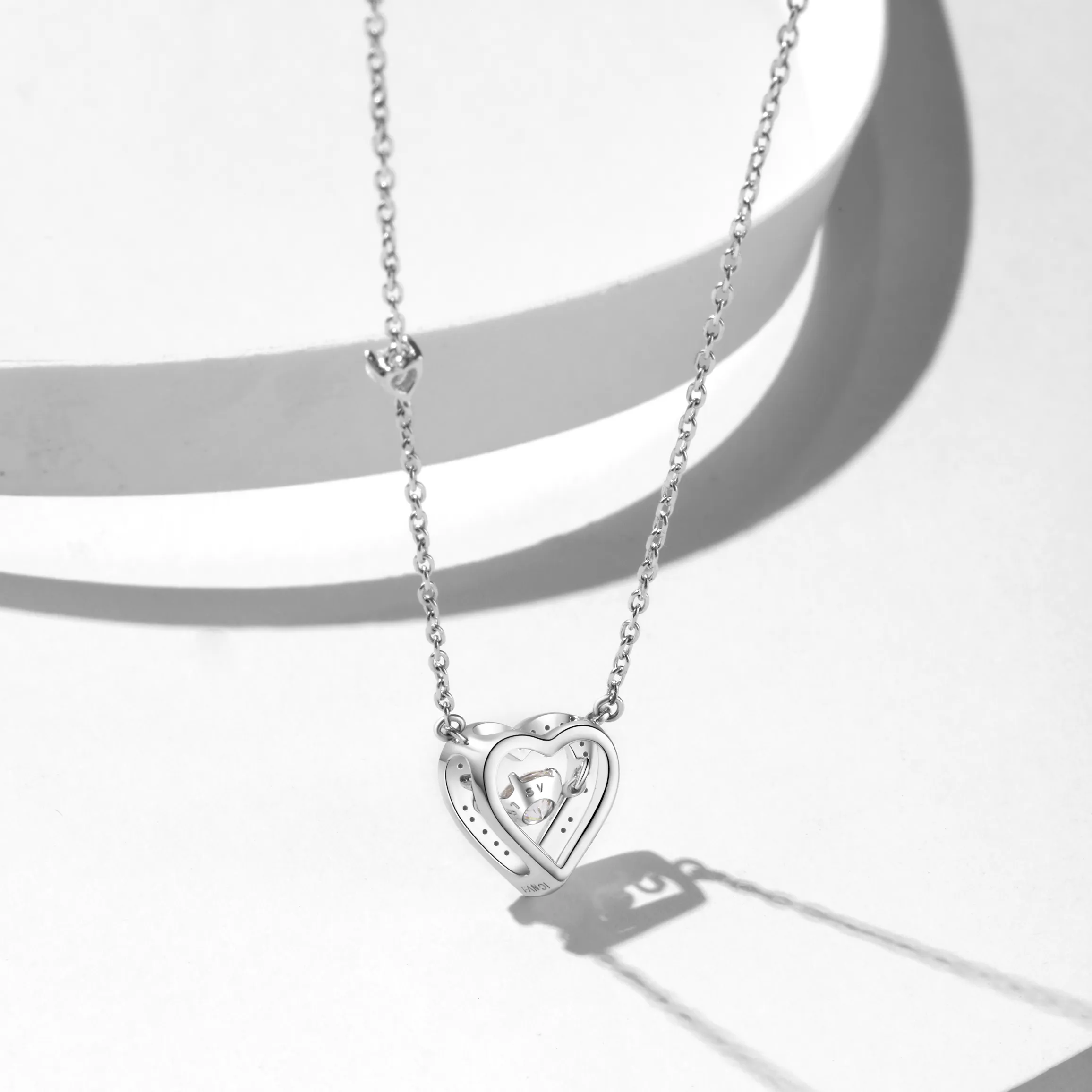 "Passionate Pulse" Sterling Silver Necklace
