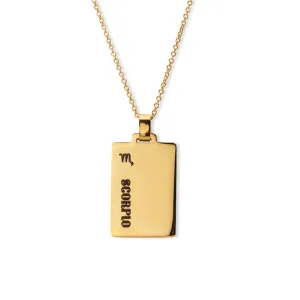 Scorpio Necklace - Gold