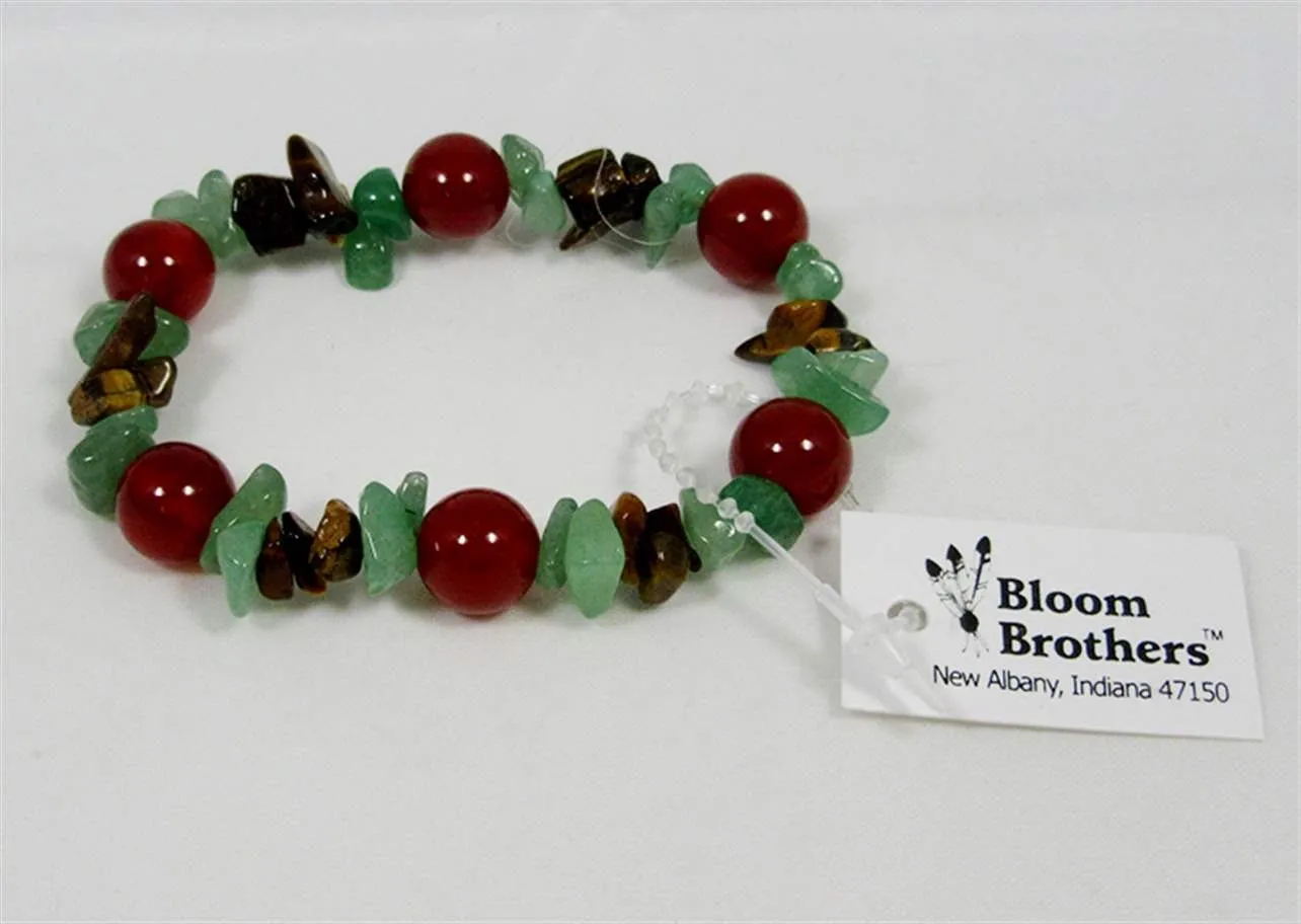 Semi Precious Stone Stretch Bracelet