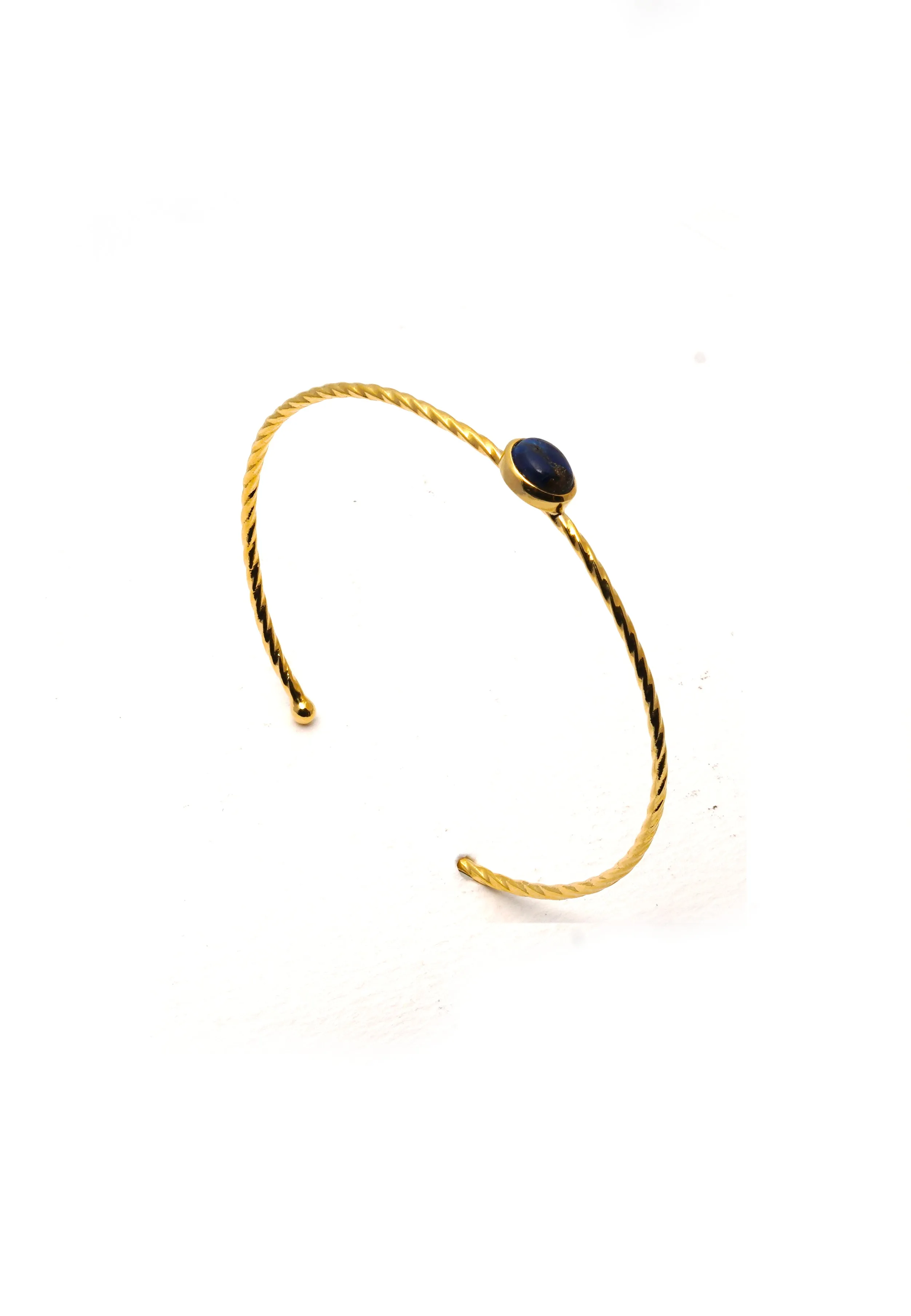 Single Stone Gold Plated Bracelet