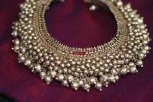 Sold -  Indian Silver Jewelry - Single Heavy Payal