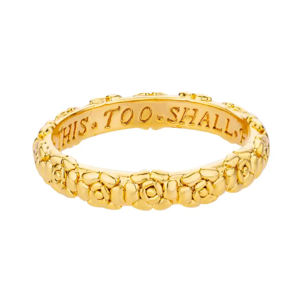 Stainless Steel Heart Rings for Women Vintage Gold Twist Barbed Wire Aesthetic Jewelry Gifts