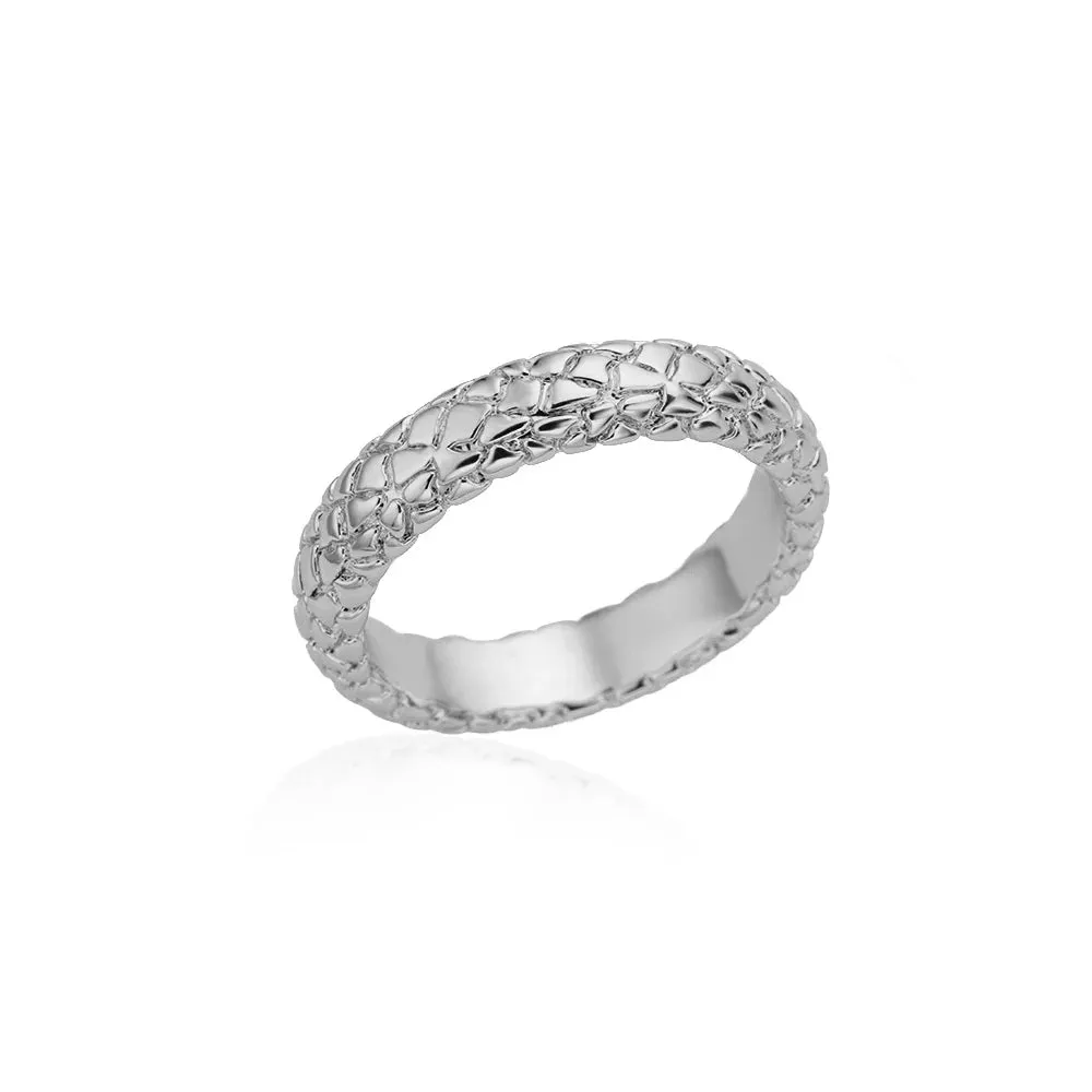Stainless Steel Heart Rings for Women Vintage Gold Twist Barbed Wire Aesthetic Jewelry Gifts